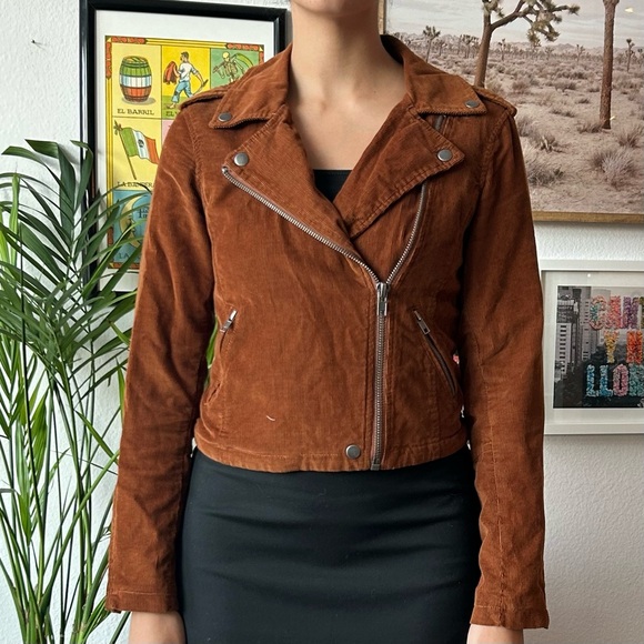 Camel corduroy motto jacket - Picture 2 of 4